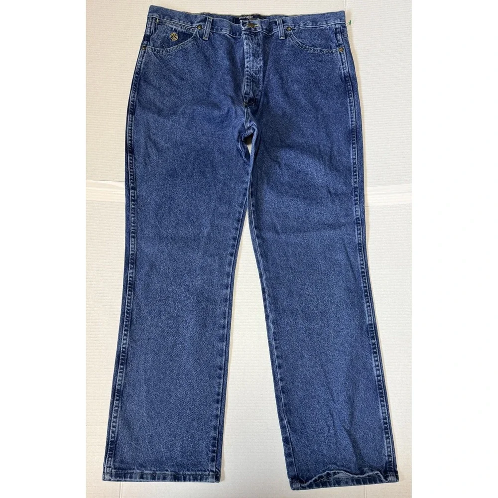 WRANGLER George Strait - Men's Jeans - Cowboy Cut Straight Denim Blue - 40x32